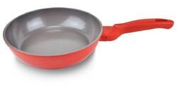 Ametist 26 cm Bakalit Kulp Kırmızı Döküm Tava Kırmızı